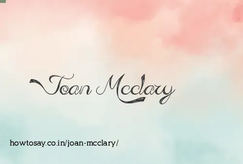 Joan Mcclary