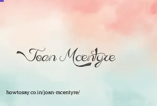 Joan Mcentyre