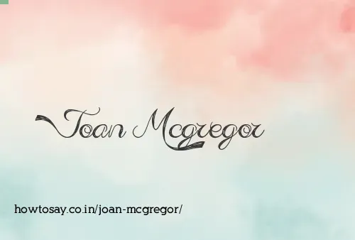 Joan Mcgregor