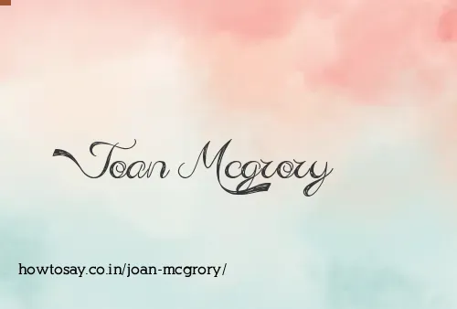 Joan Mcgrory