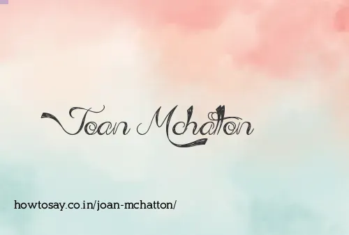 Joan Mchatton