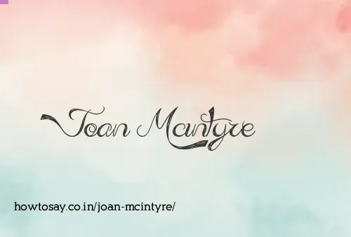 Joan Mcintyre