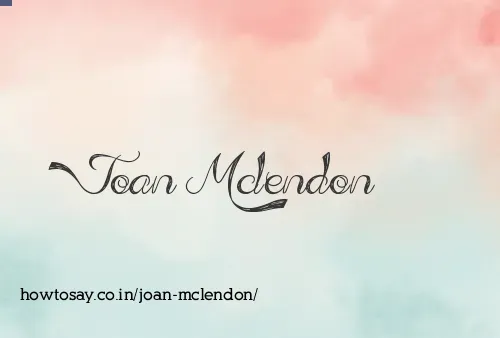 Joan Mclendon
