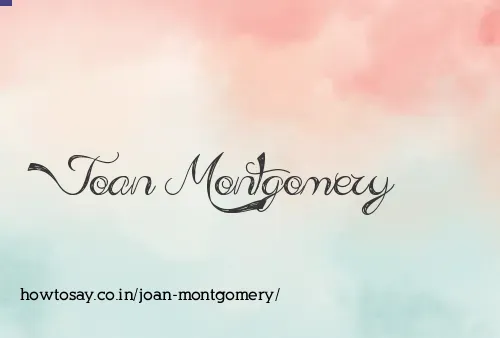 Joan Montgomery