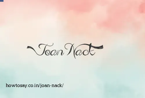 Joan Nack