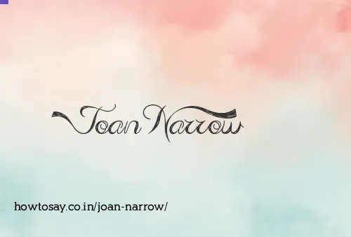 Joan Narrow