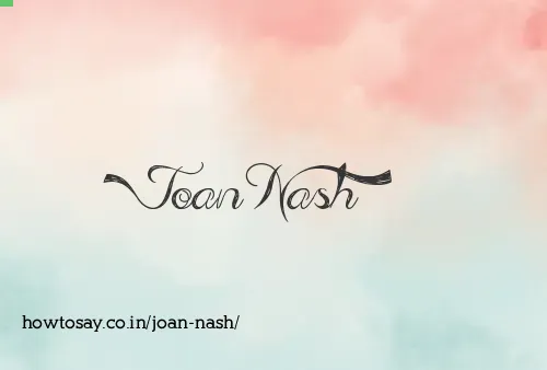 Joan Nash