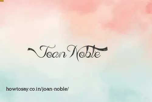 Joan Noble