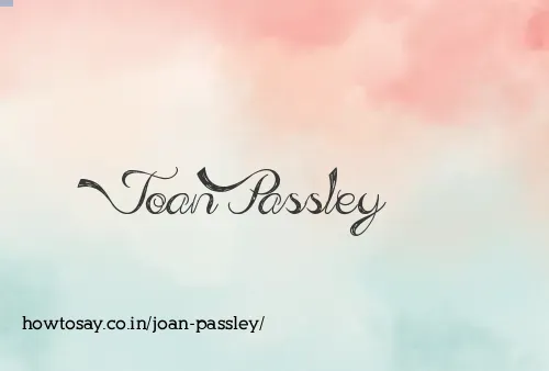 Joan Passley