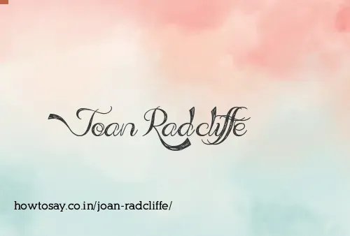 Joan Radcliffe