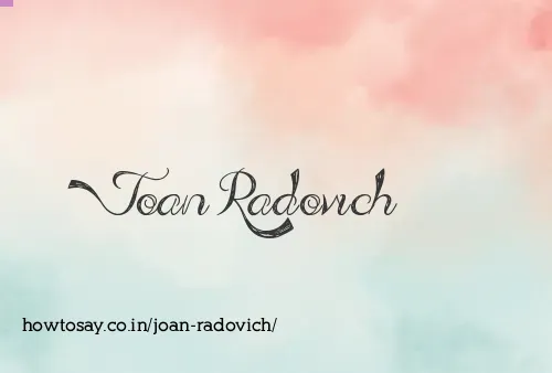 Joan Radovich