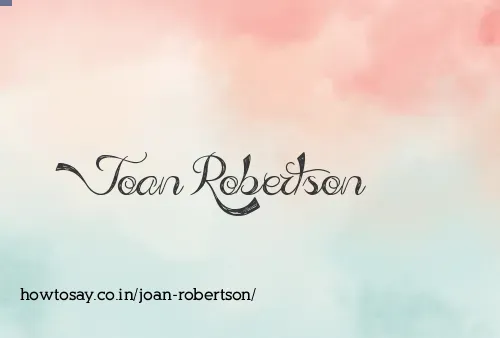Joan Robertson