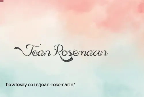 Joan Rosemarin