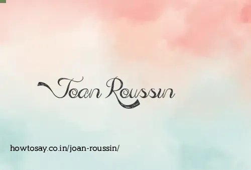 Joan Roussin
