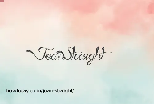 Joan Straight
