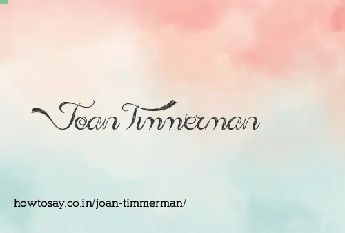 Joan Timmerman