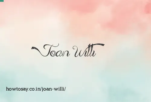 Joan Willi