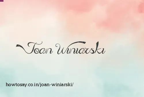 Joan Winiarski
