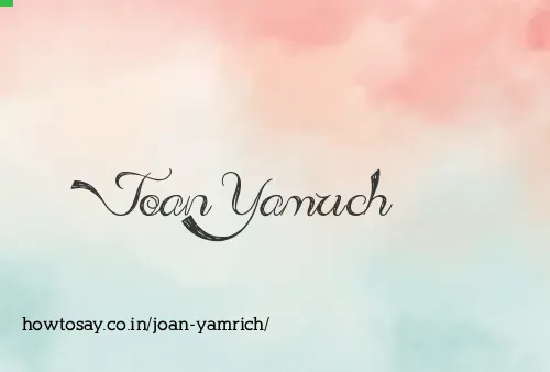 Joan Yamrich