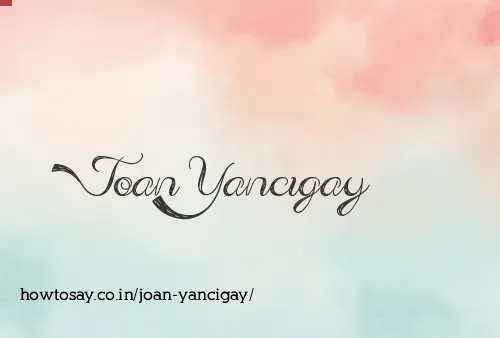 Joan Yancigay