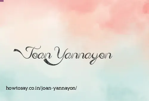 Joan Yannayon