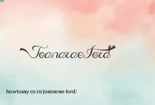 Joanarae Ford