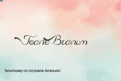 Joane Branum