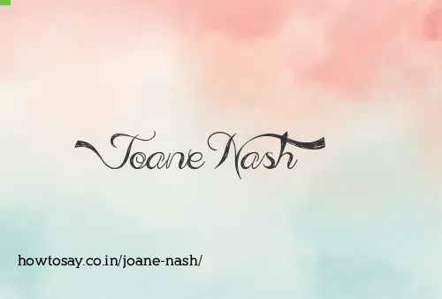 Joane Nash