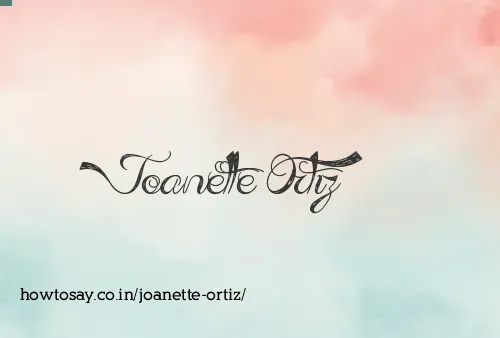 Joanette Ortiz