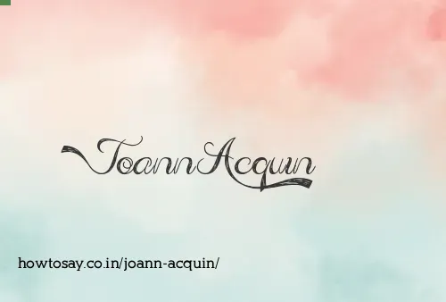 Joann Acquin