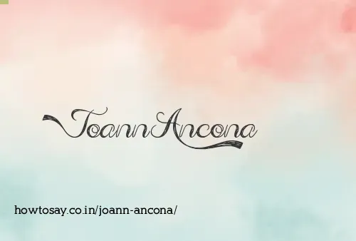 Joann Ancona
