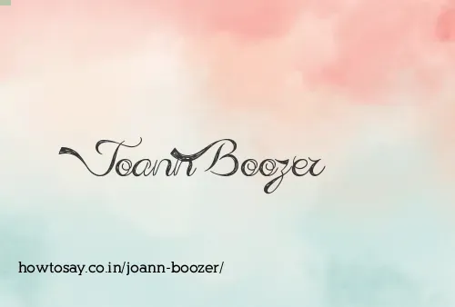 Joann Boozer