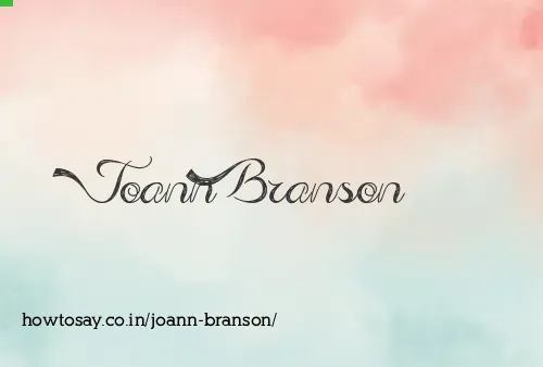 Joann Branson