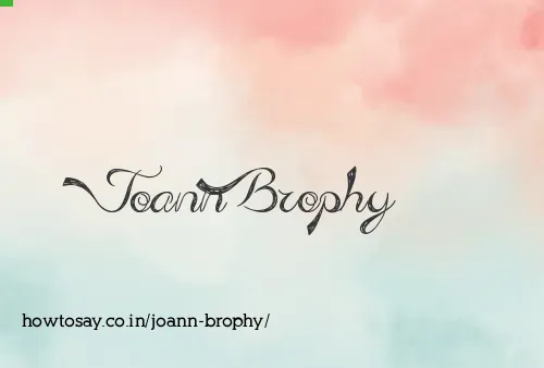 Joann Brophy