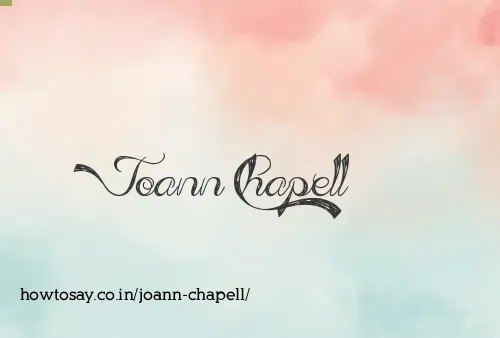 Joann Chapell
