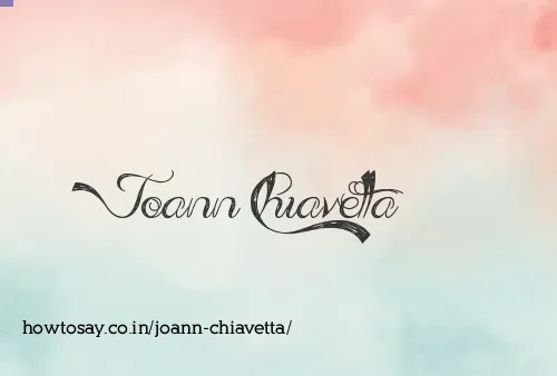 Joann Chiavetta