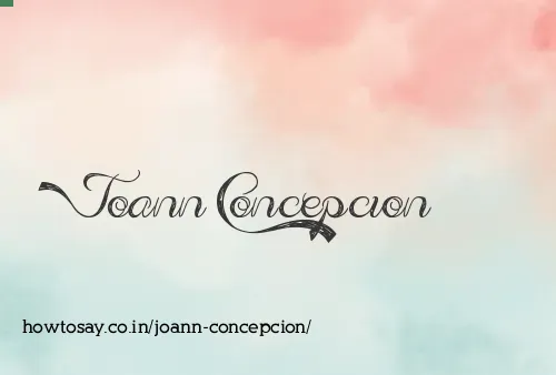Joann Concepcion