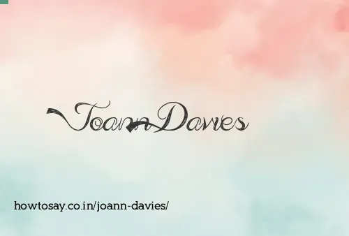 Joann Davies