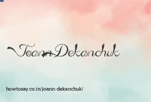 Joann Dekanchuk