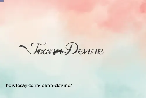 Joann Devine