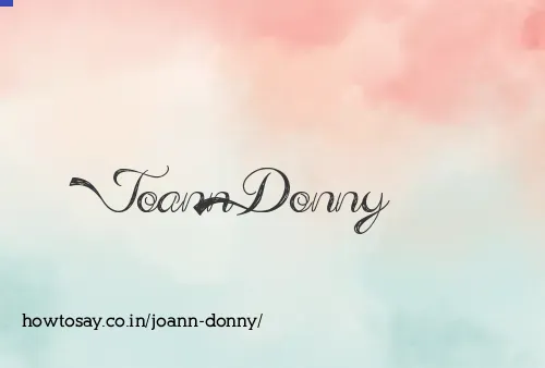 Joann Donny