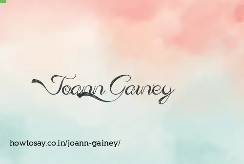 Joann Gainey