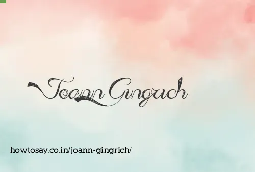 Joann Gingrich