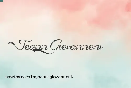 Joann Giovannoni