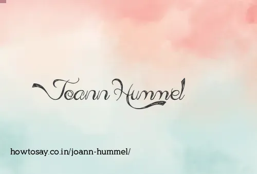 Joann Hummel