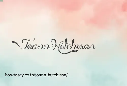 Joann Hutchison