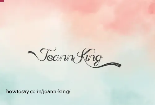 Joann King