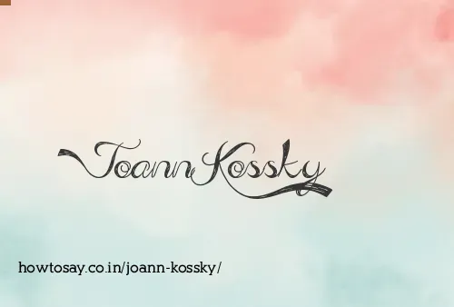 Joann Kossky