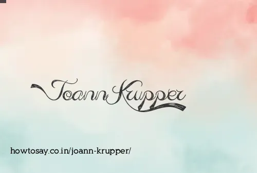 Joann Krupper