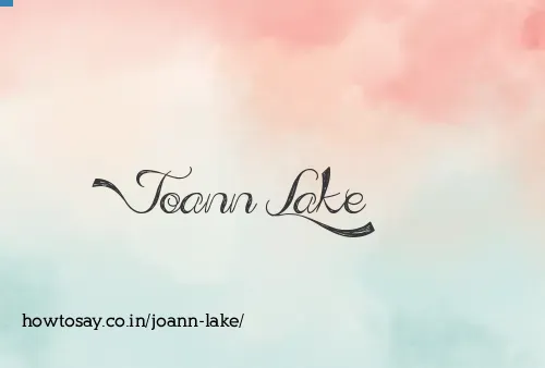 Joann Lake